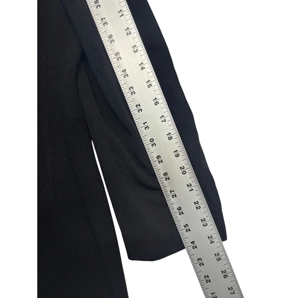 vtg Gianfranco Ferre 42R 36x30 Black Tuxedo Suit Double Breasted Italy Pleated
